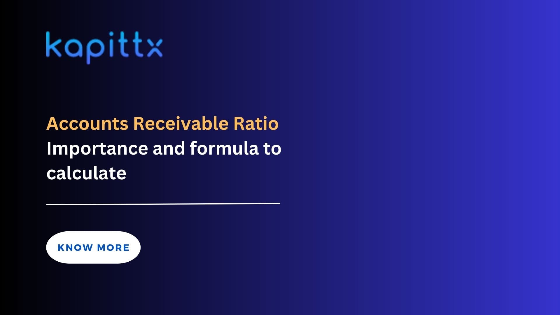 Accounts Receivable Turnover Ratio How To Calculate